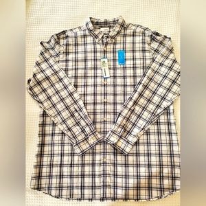 NWT Sonoma Big & Tall 2XLT Blue Plaid